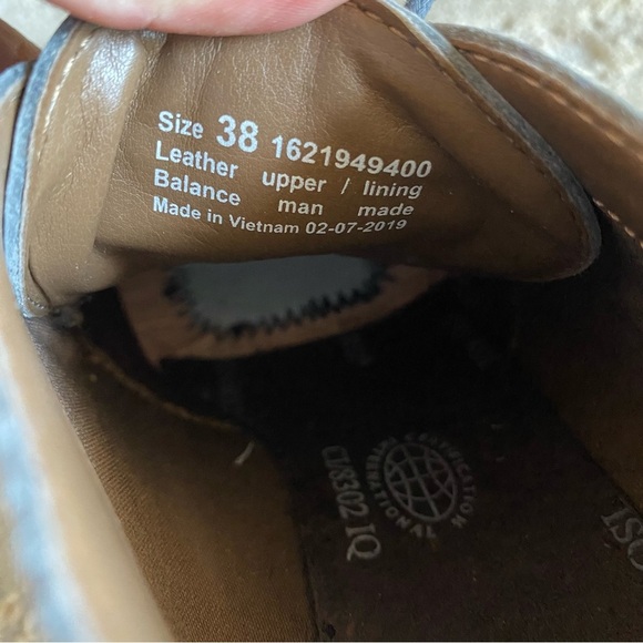 Dansko Cadee Lace Up Ankle Booties Wedge Heel Nubuck Suede Leather Blue Gray: 38 - Picture 11 of 11